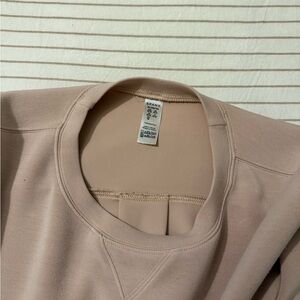 SPANX Light Beige Crewneck Top